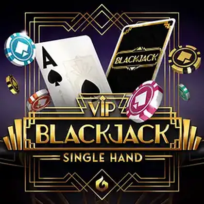 Blackjack Single Hand VIP game artwork