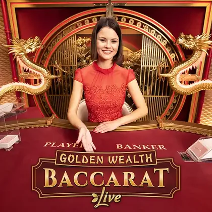 Golden Wealth Baccarat Live game artwork