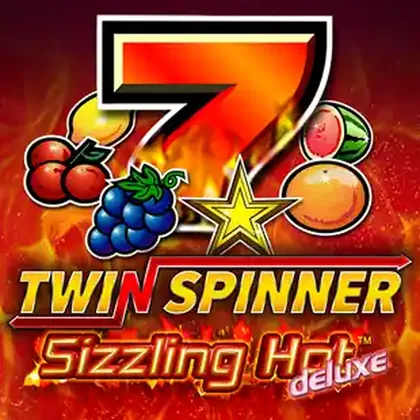 Twin Spinner Sizzling Hot Deluxe game artwork